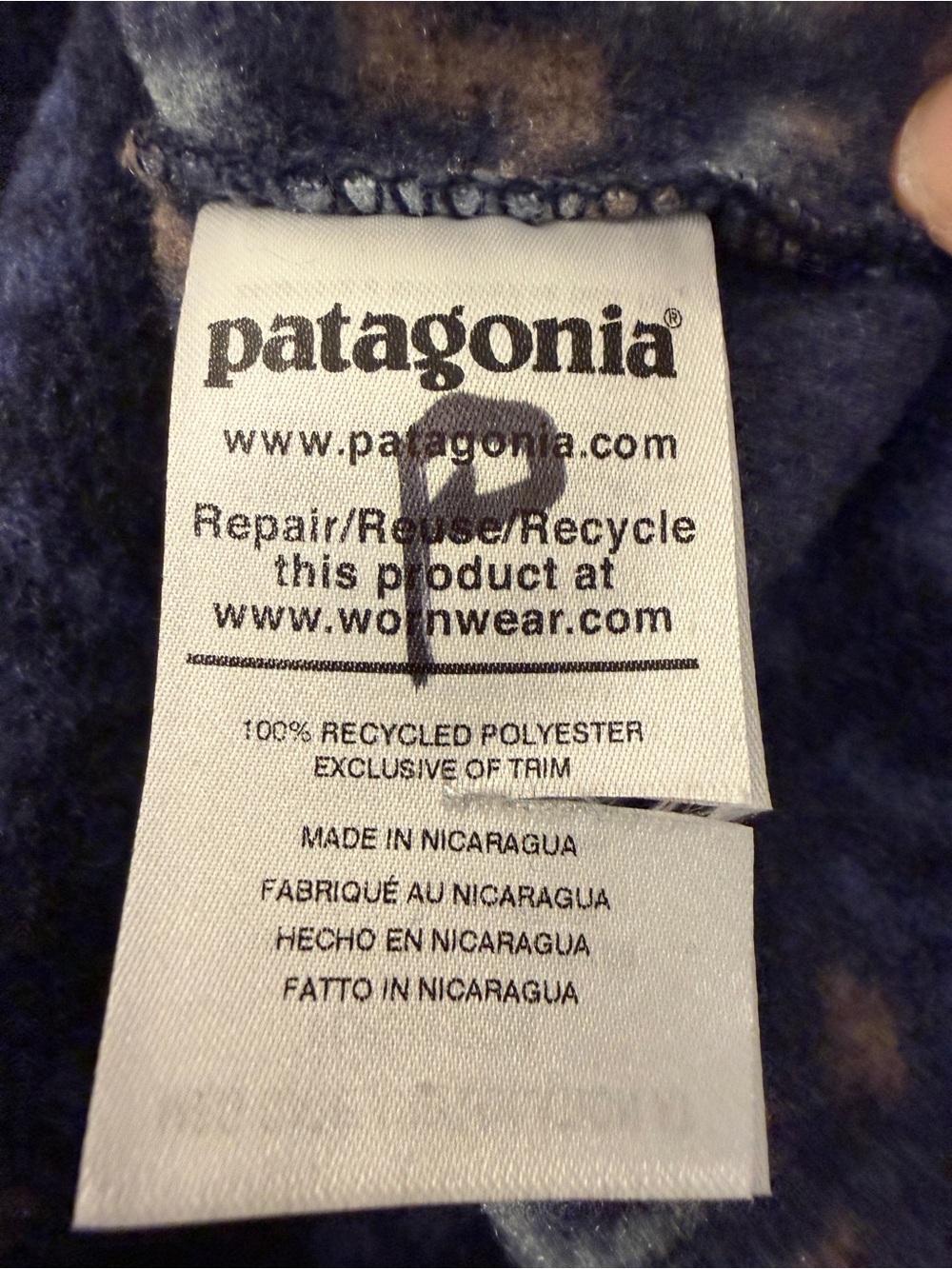 🩷 Patagonia Synchilla Snap-T Fleece Pullover Pullover Size Med. - Picture 9 of 9